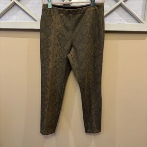 Philosophy Snakeskin Print Leggings Pants‎ XL